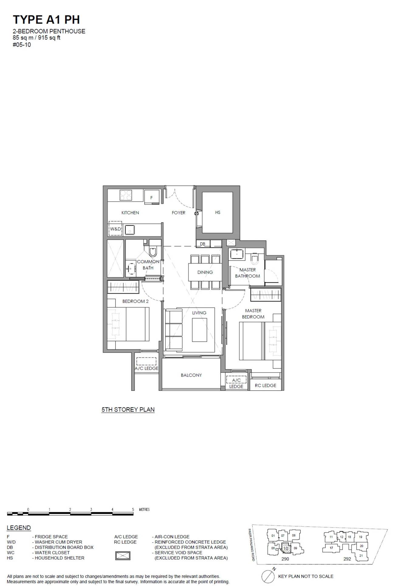 The Hillshore floorplan